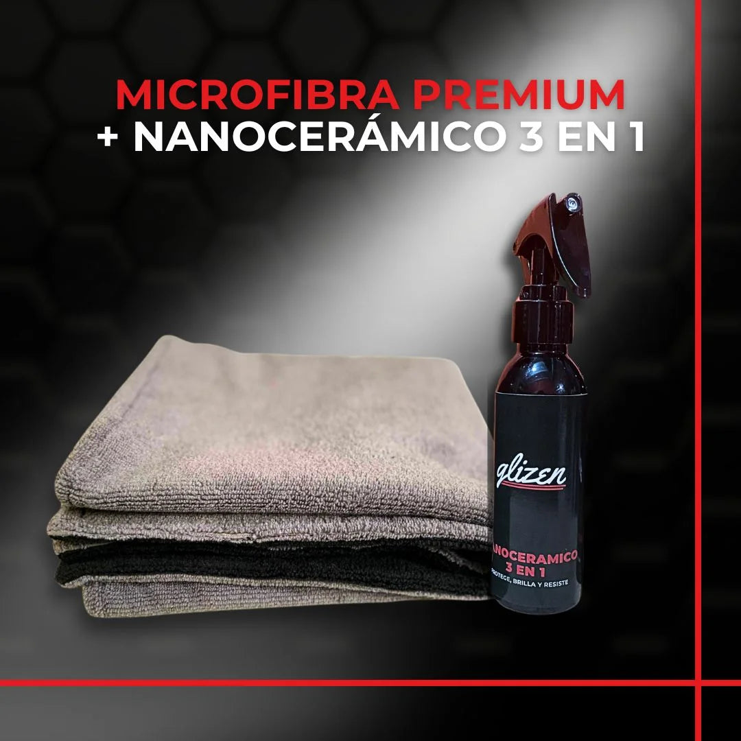 Microfibra Premium + Nanocerámico 3 en 1